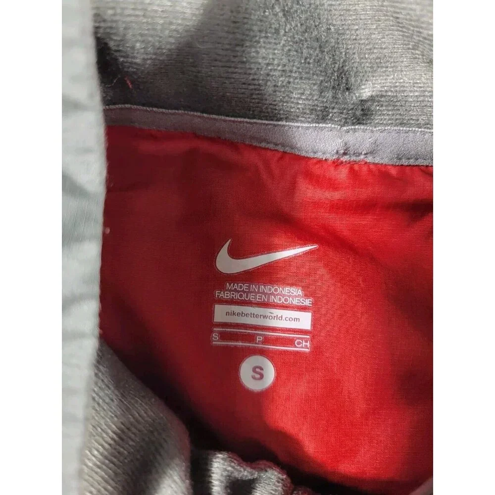 OU Oklahoma Sooners Nike Vent 1/4 Zip Short Sleeve Lightweight Windbreaker Small - Picture 6 of 8